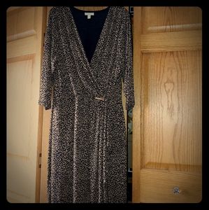 Gorgeous Charter Club faux wrap dress.